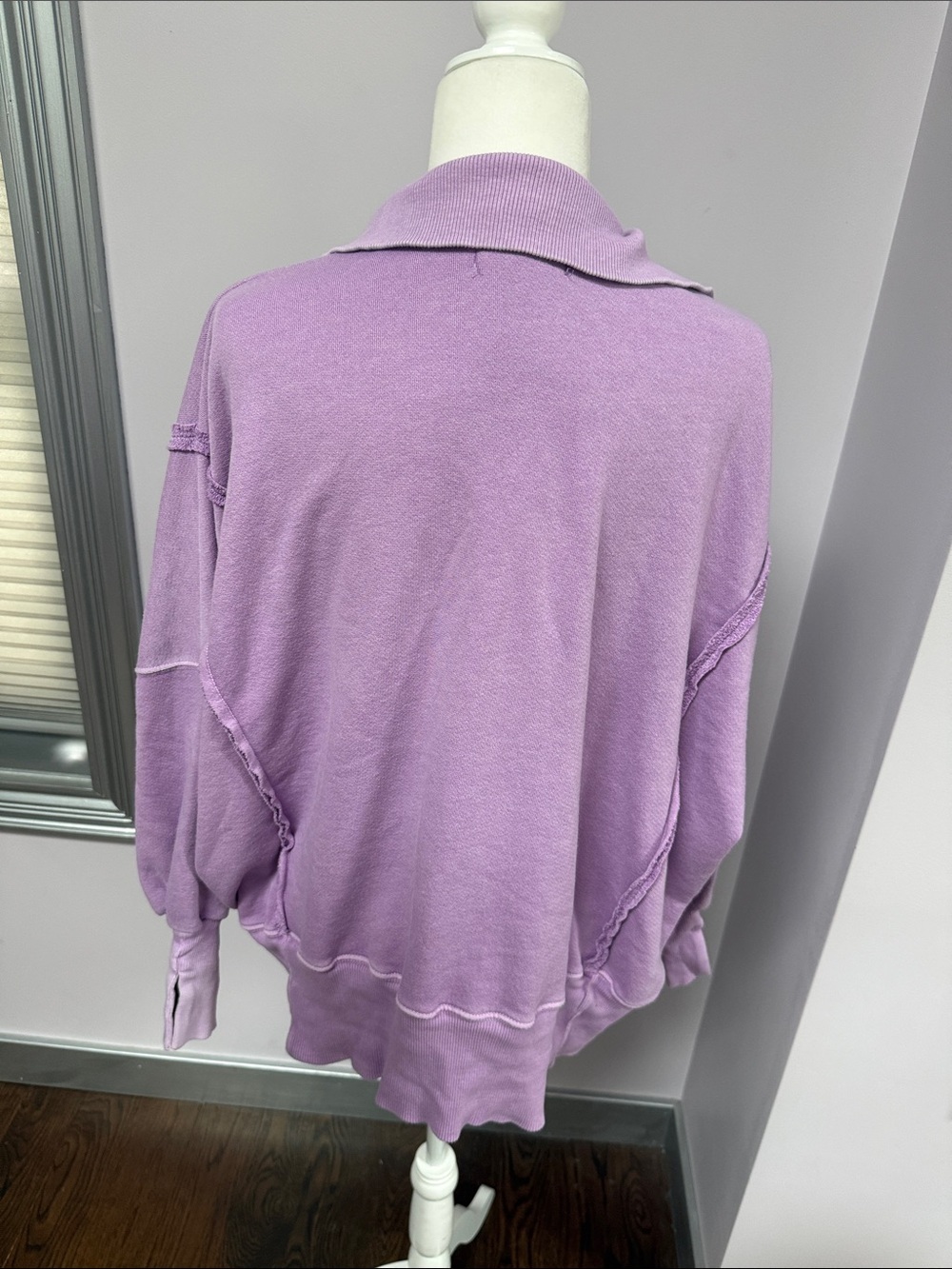 Free People We The Free Camden Henley Bubble Tea size xs - Picture 3 of 5